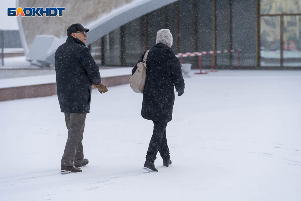 Внезапная снежно-дождевая туча обрушится на Волгоград