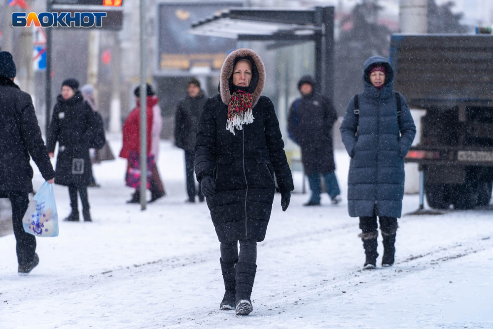 Порывистый ветер и мороз: погода в Волгоградской области на 8 февраля