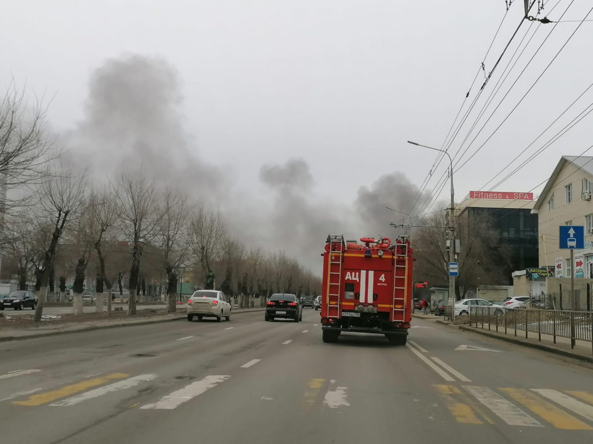 Пожар в дзержинском районе