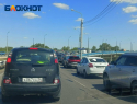 Десятикилометровая пробка образовалась перед Волгоградом 
