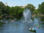 Каскад фонтанов и лодочные прогулки  планируется создать в пойме реки Царица