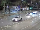 Наезд LADA на самокатчика попал на видео в Волгограде 