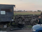 Фуру порвало на куски в массовом ДТП на юге Волгограда: видео