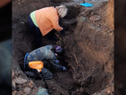 Как работают поисковики в Волгоградской области: видео с места раскопок