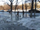 Суровые дети Спартановки устроили хоккей на льду из лени волгоградских коммунальщиков