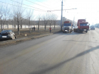 В Волгограде лихач на КамАЗе протаранил джип Audi 