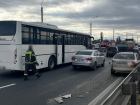 ДТП из семи авто, двух грузовиков и автобуса парализовало Волгоград
