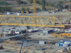 На строящемся стадионе в Волгограде завершили укладку бетона в секторе В