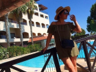 Волгоградка Ирина Дубцова наслаждается коротким отпуском в Турции