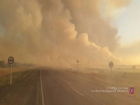 В Волгоградской области из-за степных пожаров закрыли трассу на Саратов