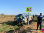 Рейсовый автобус протаранил маршрутку в Волгоградской области: пострадала женщина