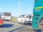 Массовое ДТП с автобусом в Волгоградской области попало на видео: есть пострадавшие