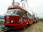 Семь трамваев с символикой ЧМ вышли на линии в Волгограде