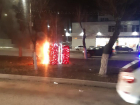 В центре Волгограда сгорела новогодняя инсталляция