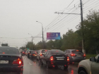 Среднеахтубинская трасса под Волгоградом застыла в гигантской пробке