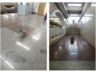 Станцию волгоградского метротрама «Ельшанка» заливает водой с потолка