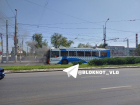 Троллейбус загорелся на жаре в Волгограде 