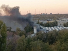 Пожар локализовали на бывшем Тракторнои рынке в Волгограде 