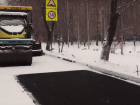 Из-за снегопада дорожники Волгограда остановили укладку асфальта
