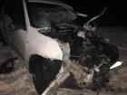 Японская легковушка врезалась в грузовик под Волгоградом: водитель и пассажир в больнице