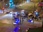 В Волгограде в ночном ДТП Hyundai и ВАЗ-2107 пострадали два человека