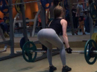Выпятив упругую попку, спортивная волгоградка подняла 50 кг железа