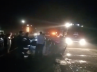 Последствия гибели людей в загоревшейся иномарке сняли на видео под Волгоградом