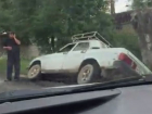 Нелепая авария со старенькой «Волгой» попала на видео в Волгограде 