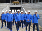 Футболисты команды "Ротор-Волгоград" лично осмотрели строящийся стадион