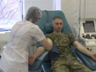 Бойцы спецподразделения "Гром" сдали кровь для нуждающихся в Волгограде