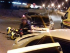 Волгоградец сломал ногу мотоциклисту