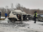 Видео и фото массовой аварии под Волгоградом: 2 погибли и 5 ранены