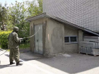 В Волгограде военнослужащие провели дезинфекцию воинской части 