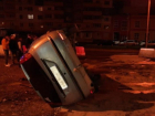 Пьяный водитель без прав за рулем Ford Focus перевернулся на трассе в Волжском: мужчина попал в больницу