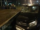 В Волжском пьяный водитель на Toyota протаранил эвакуатор