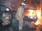 На севере Волгограда дотла сгорел Lexus
