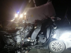 Мужчина погиб в сплющенной LADA под Волгоградом 