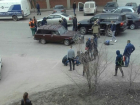 В Волгограде ВАЗ сбил двух подростков на мотоцикле, - очевидцы