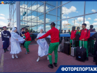 Казачки в Волгограде закружили в танце футболистов сборной Буркина-Фасо 