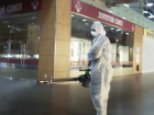 Тотальную битву с вирусом устроили на видео в торговом центре Волгограда