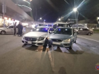 Белый Mercedes разбился напротив Речпорта в Волгограде