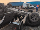 Немцев зажало в перевернутом автомобиле в ДТП под Волгоградом