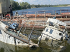 Судно «Бурлак» затонуло в реке под Волгоградом