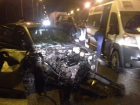 Страшная авария с участием такси и маршрутки в Волгограде попала на видео