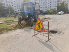 Воду отключили в Ворошиловском районе Волгограде из-за дырявой трубы