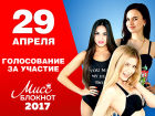 29 апреля стартует голосование в конкурсе «Мисс Блокнот Волгоград-2017»