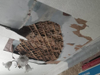 Потолок рухнул в трехэтажном доме в Волгограде