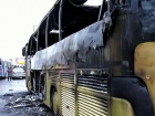 На западе Волгограда горел пассажирский автобус «Волжанин»