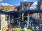 Погибшего мужчину нашли в доме со сгоревшей лестницей под Волгоградом 