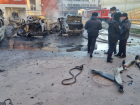 Появилось видео с места смертельного взрыва на парковке в Волгограде